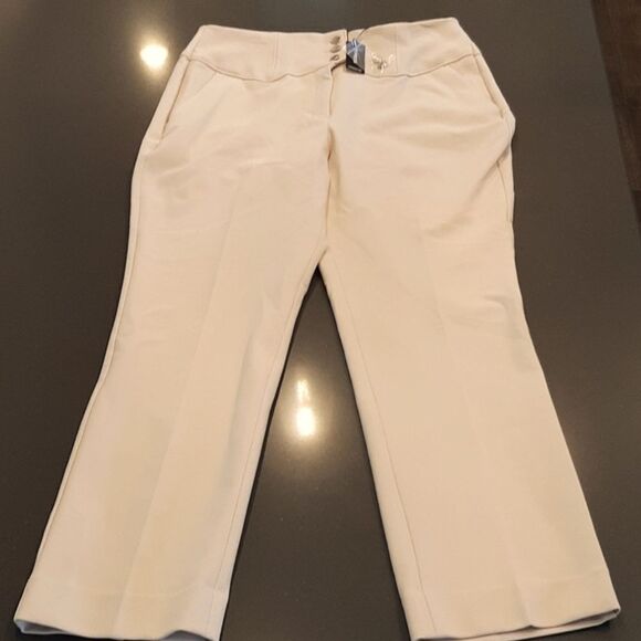 Express Straight High Rise Dress Pants - Picture 1 of 15
